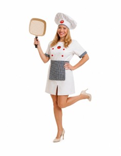 Costume da cuoca taglia M - di alta qualità, ideale per carnevale, feste a tema ed eventi speciali